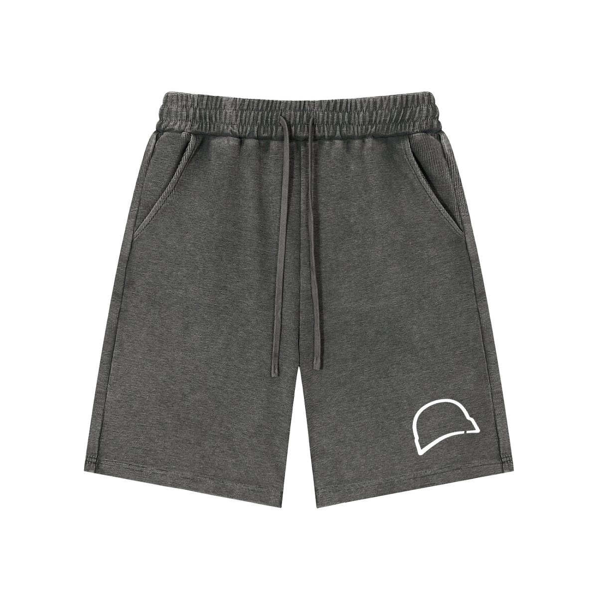 Mineral Wash Waffle Knit Shorts