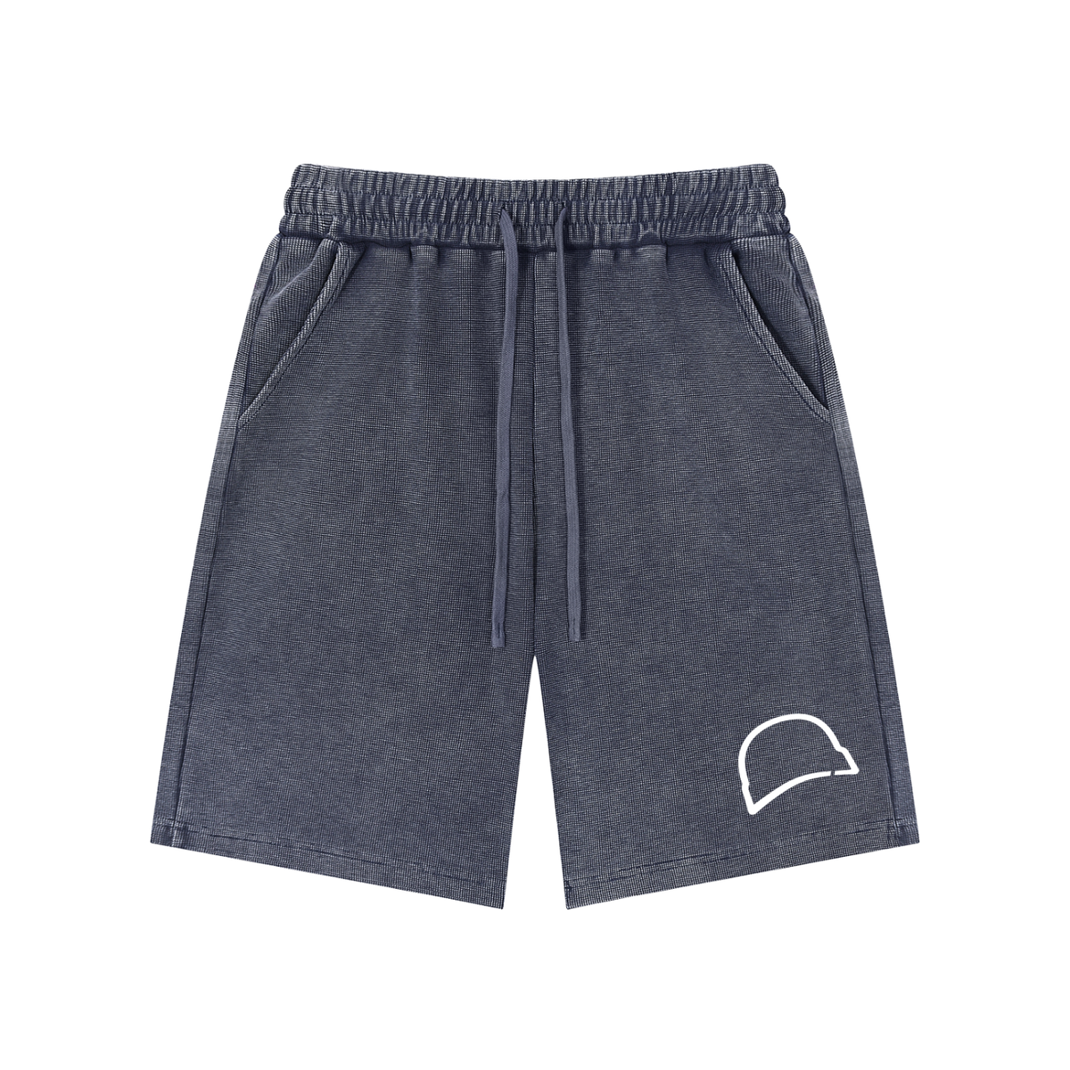 Mineral Wash Waffle Knit Shorts