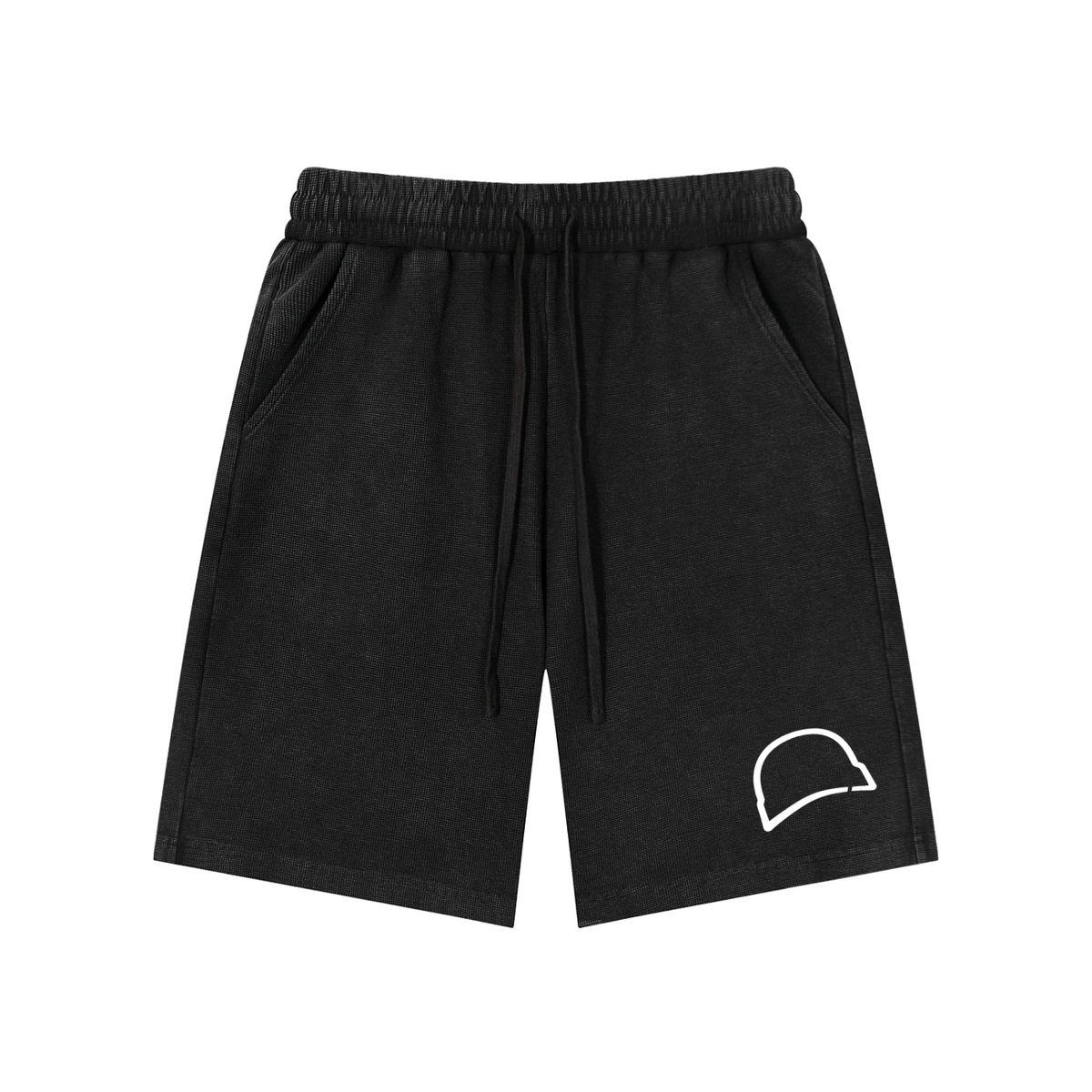 Mineral Wash Waffle Knit Shorts